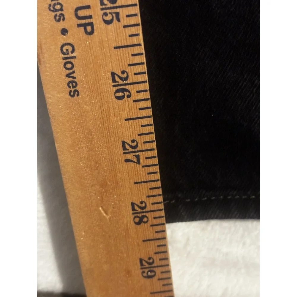 Levis 501 Jeans Mens *34x28 Black Denim Pants‎ Straight Leg Button Fly